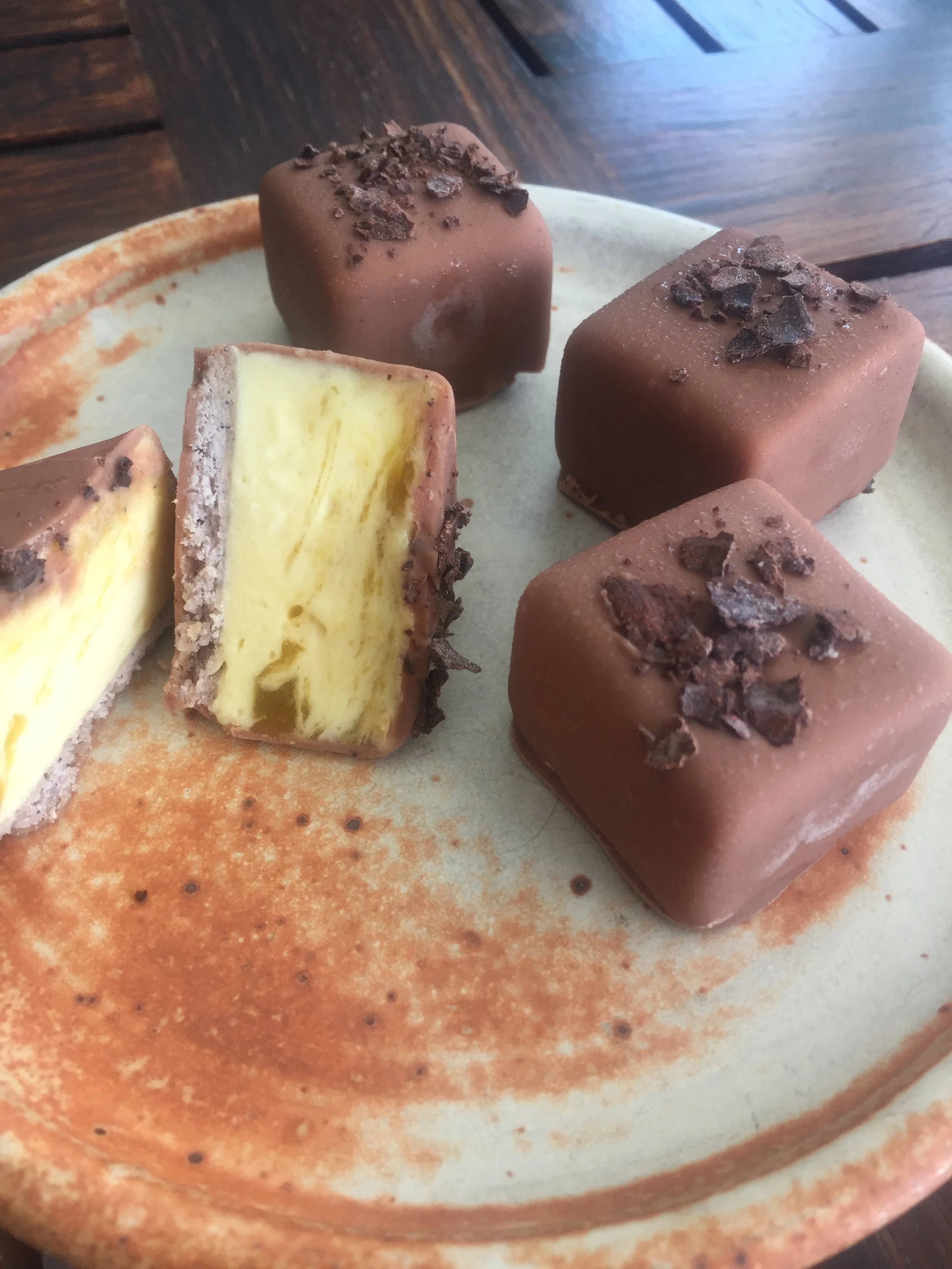 Mango Frozen Yogurt Bars