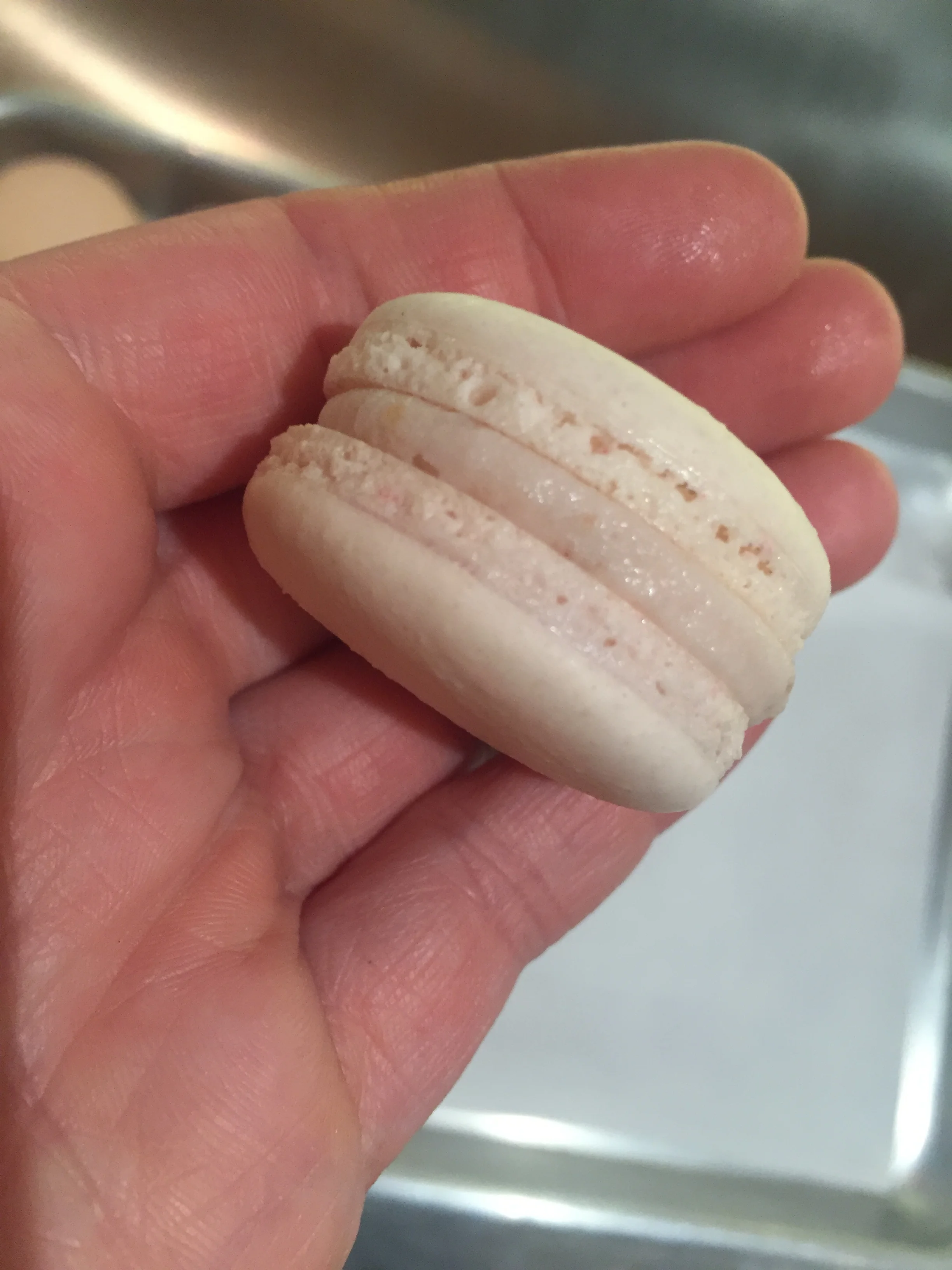 Fermented Peach Macaron