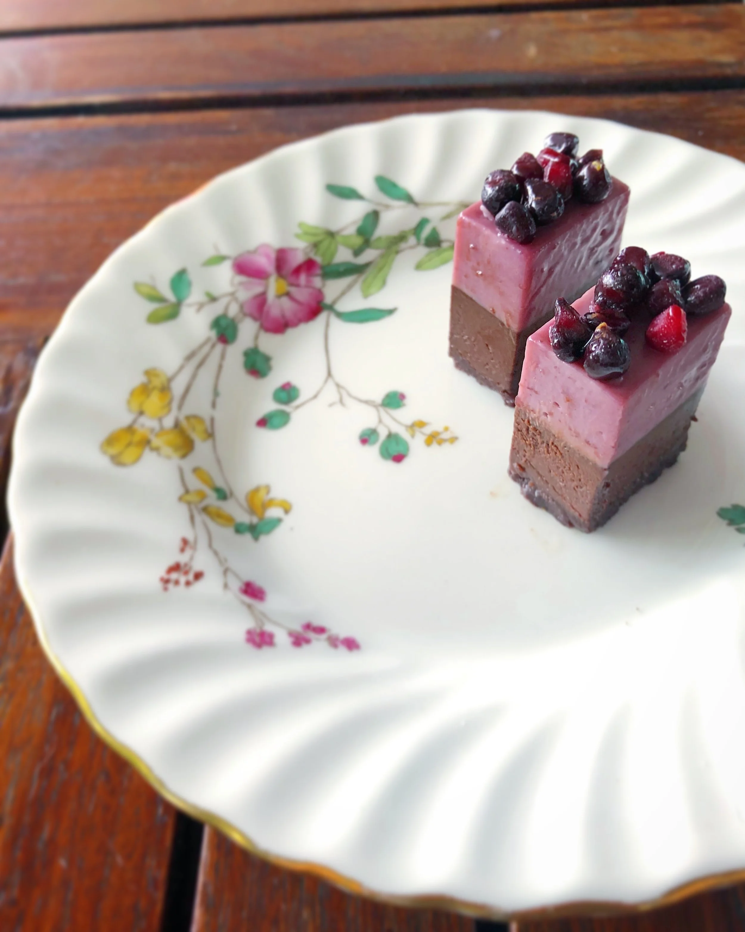 Coffee & Berry Chocolate Ganache Bar