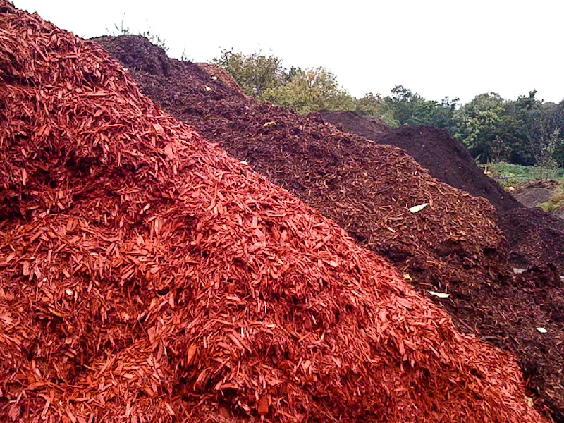 Cedar mulches