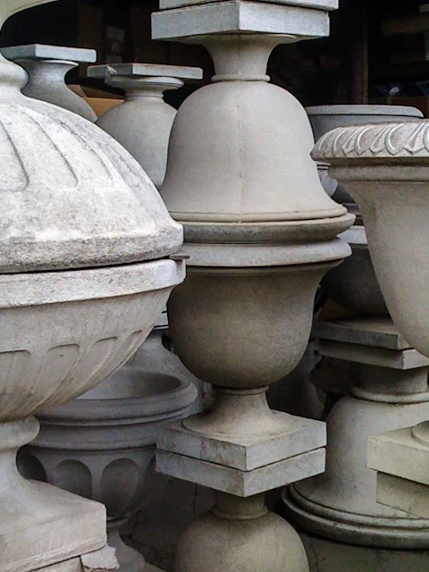 Concrete pots