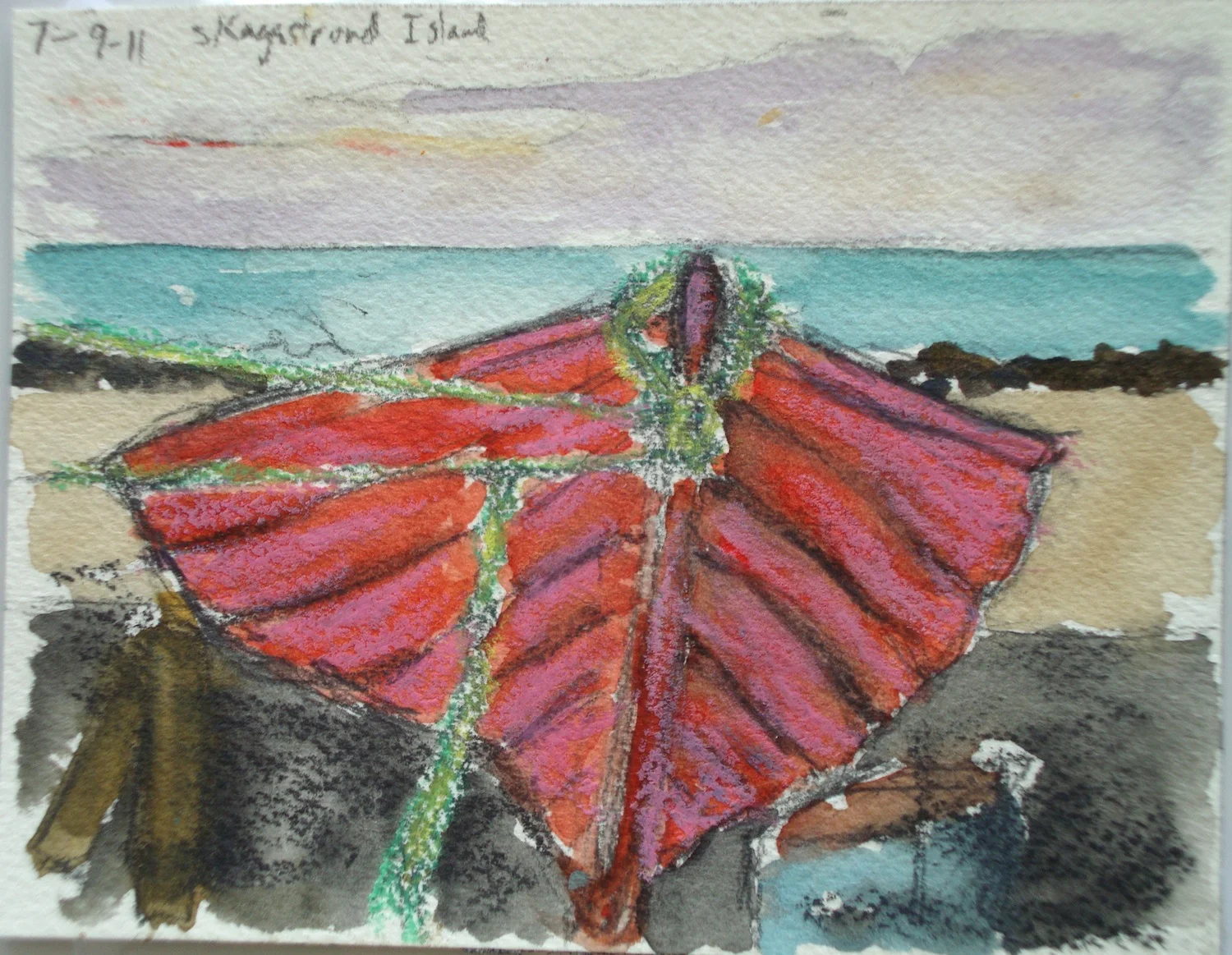 Study, 2011 5x7" watercolor