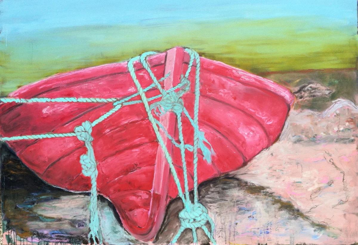 Dry-Docked, 2011 42x60" oil on canvas