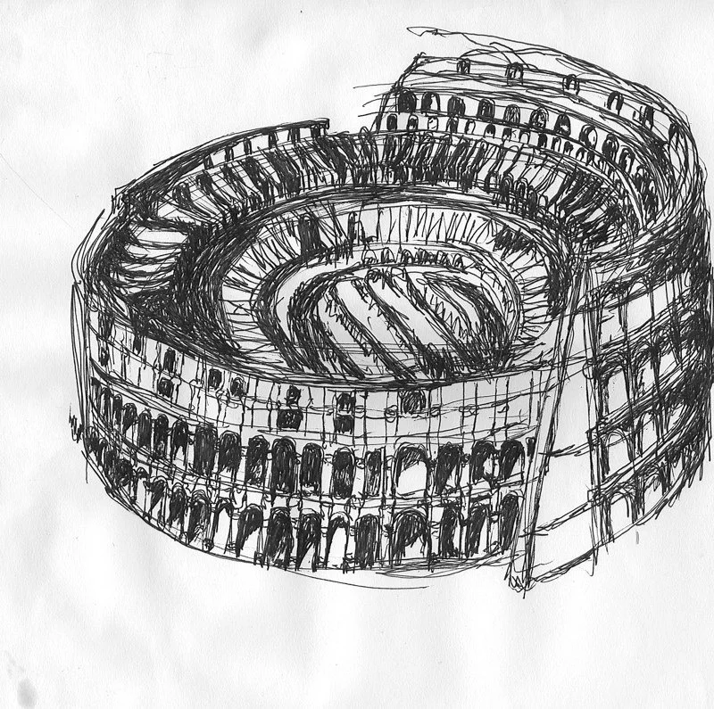  Study, 2000 8x8" 