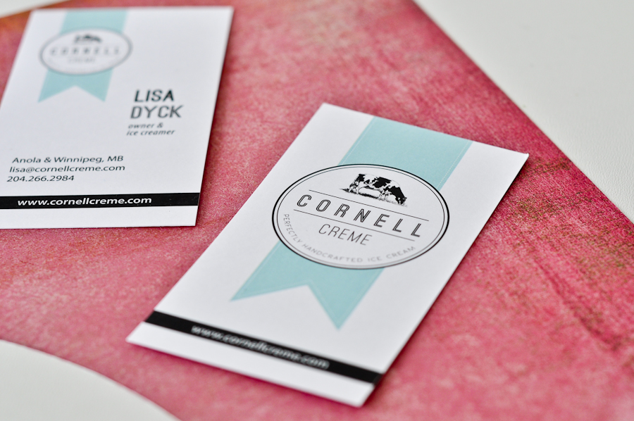 Cornell Creme logo & business cards