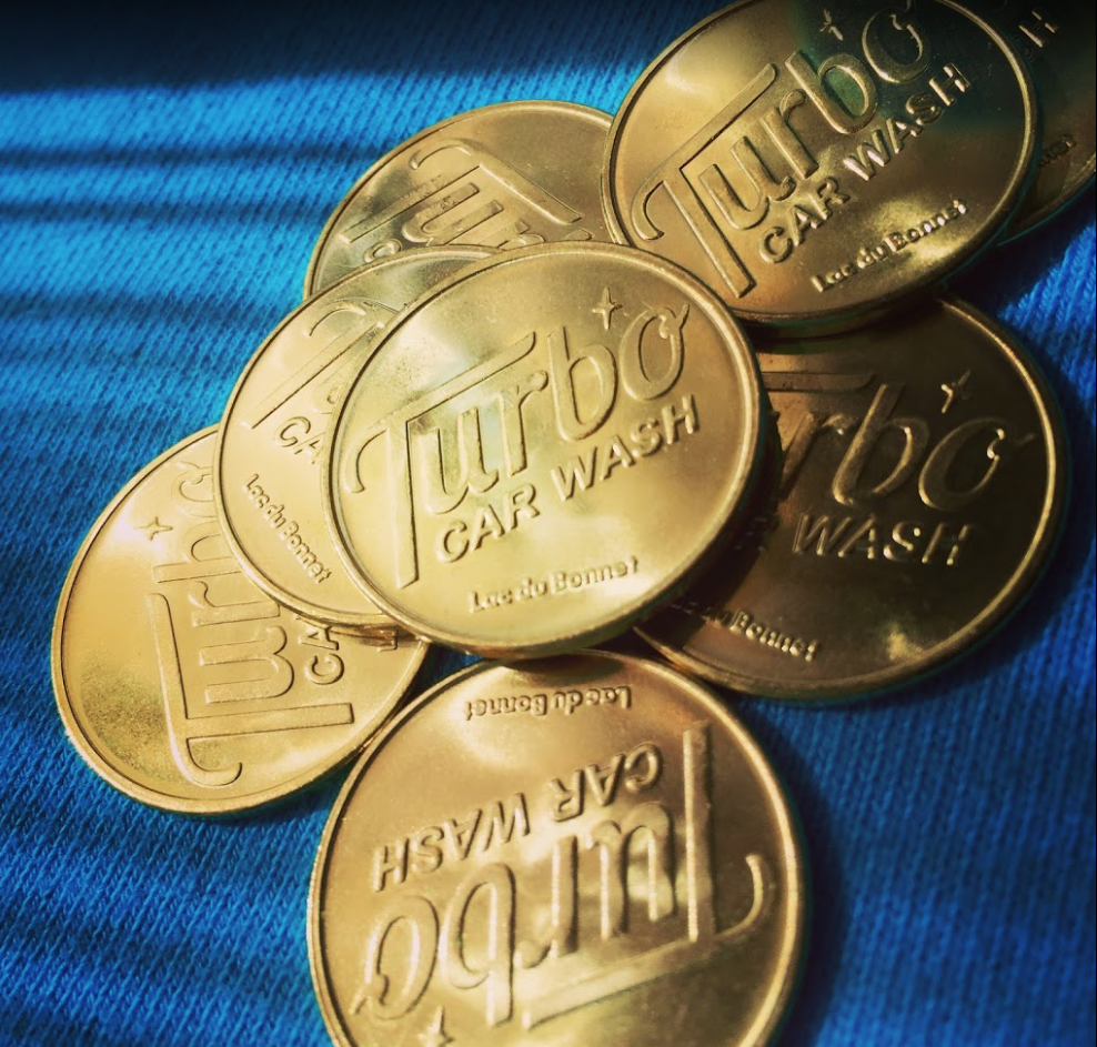 Turbo Car Wash coins