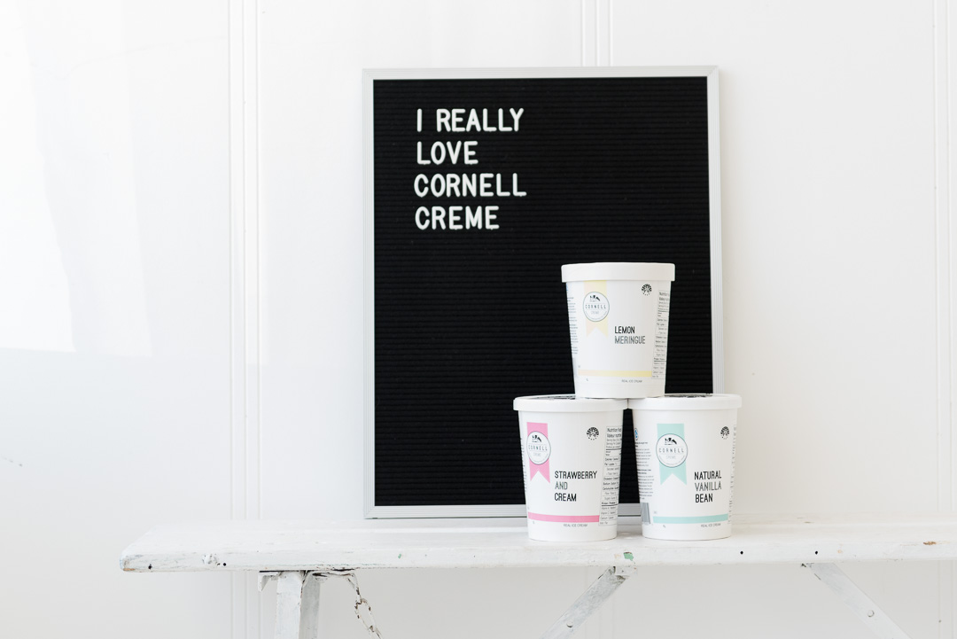 Cornell Creme packaging