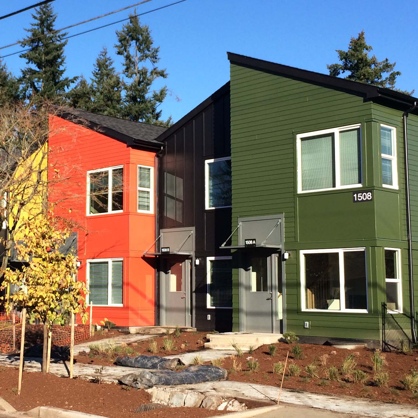 A couple of coats of exterior paint and plenty of site work and the project is finished!
