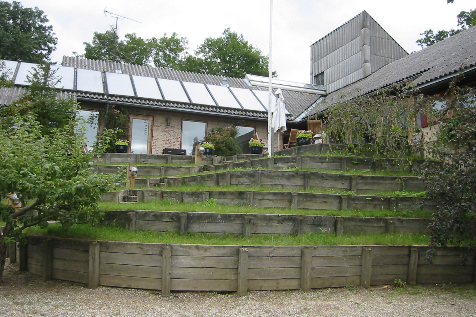 Trudeslund Cohousing in Bikeroed, DK. Designed by Tegnestuen Vandkunsten