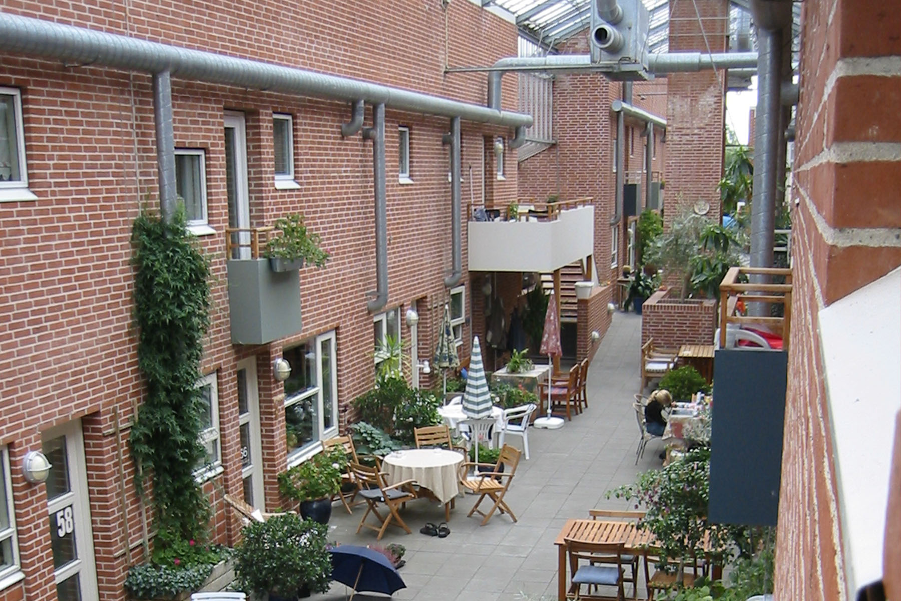   Drivhuset Cohousing  in Randers, DK. Designed by Niels Madsen 