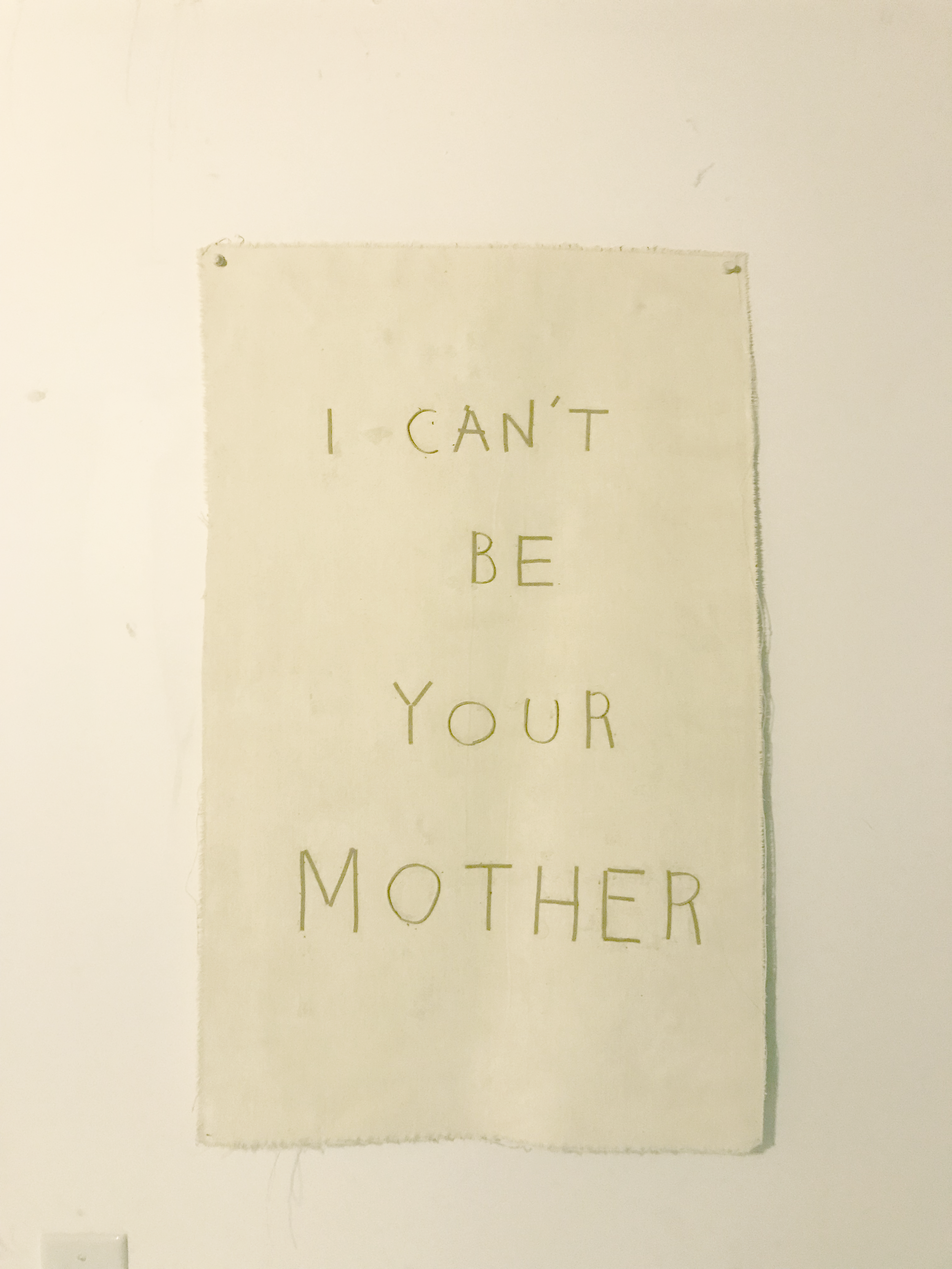 I can't be your mother, 2019