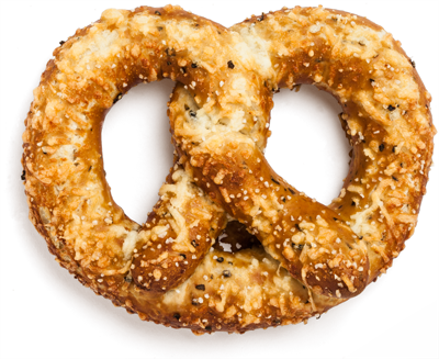 Asiago, Herb & Cracked Pepper Pretzel