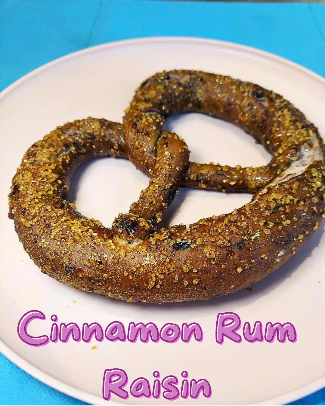 This weekend is our Cinnamon Rum Raisin Pretzel 🤎🥨

We take this one seriously&mdash;our raisins are slow-soaked in a rich, spiced rum blend for at least 24 hours, infusing every bite with deep, warm flavor. Then we fold them into our dough and fin