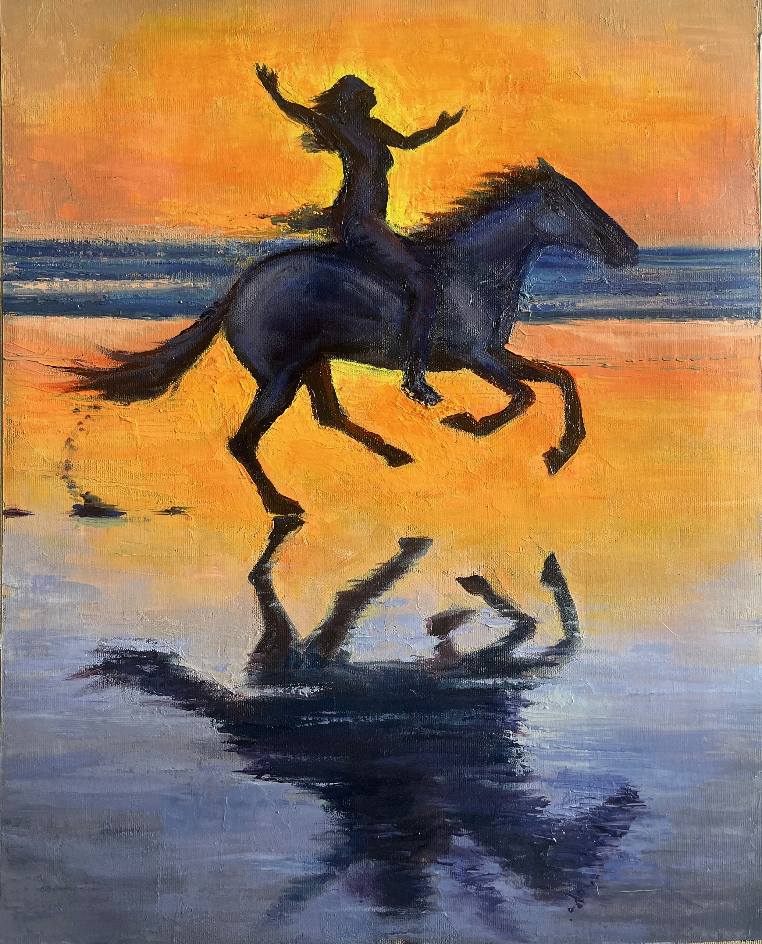 Flying into the Sunset