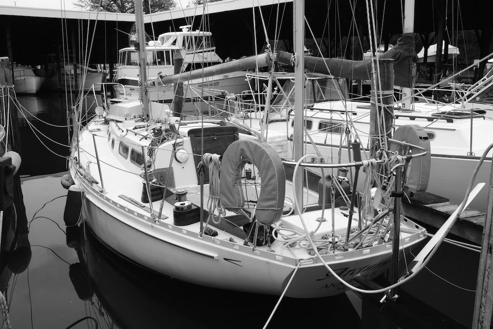 Arcturus at Sarles Boatyard