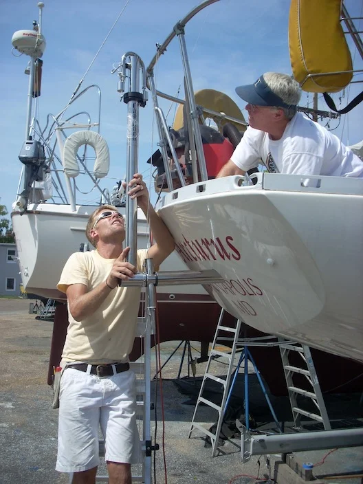 Cape Horn Windvane Installation