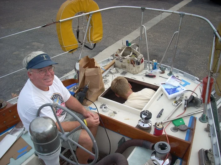Cape Horn Windvane Installation