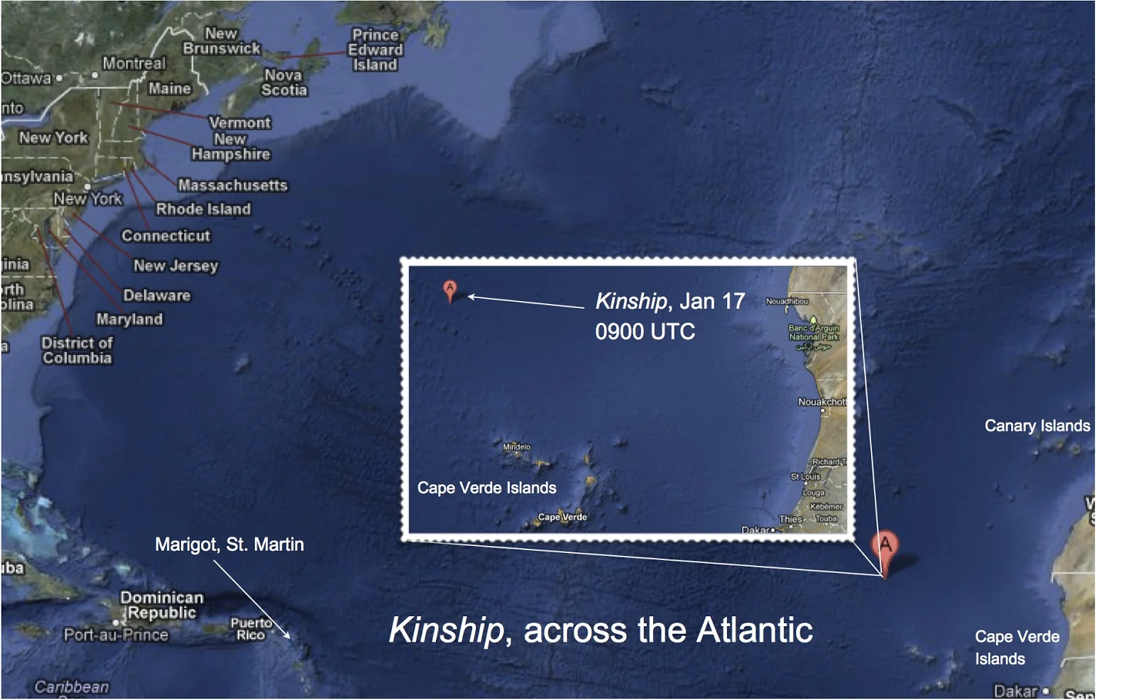 Blog from onboard Kinship