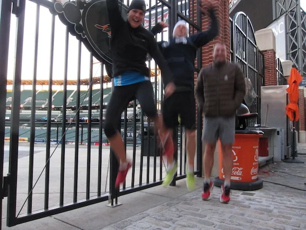 Baltimore Marathon: the English version, according to Google Translate...