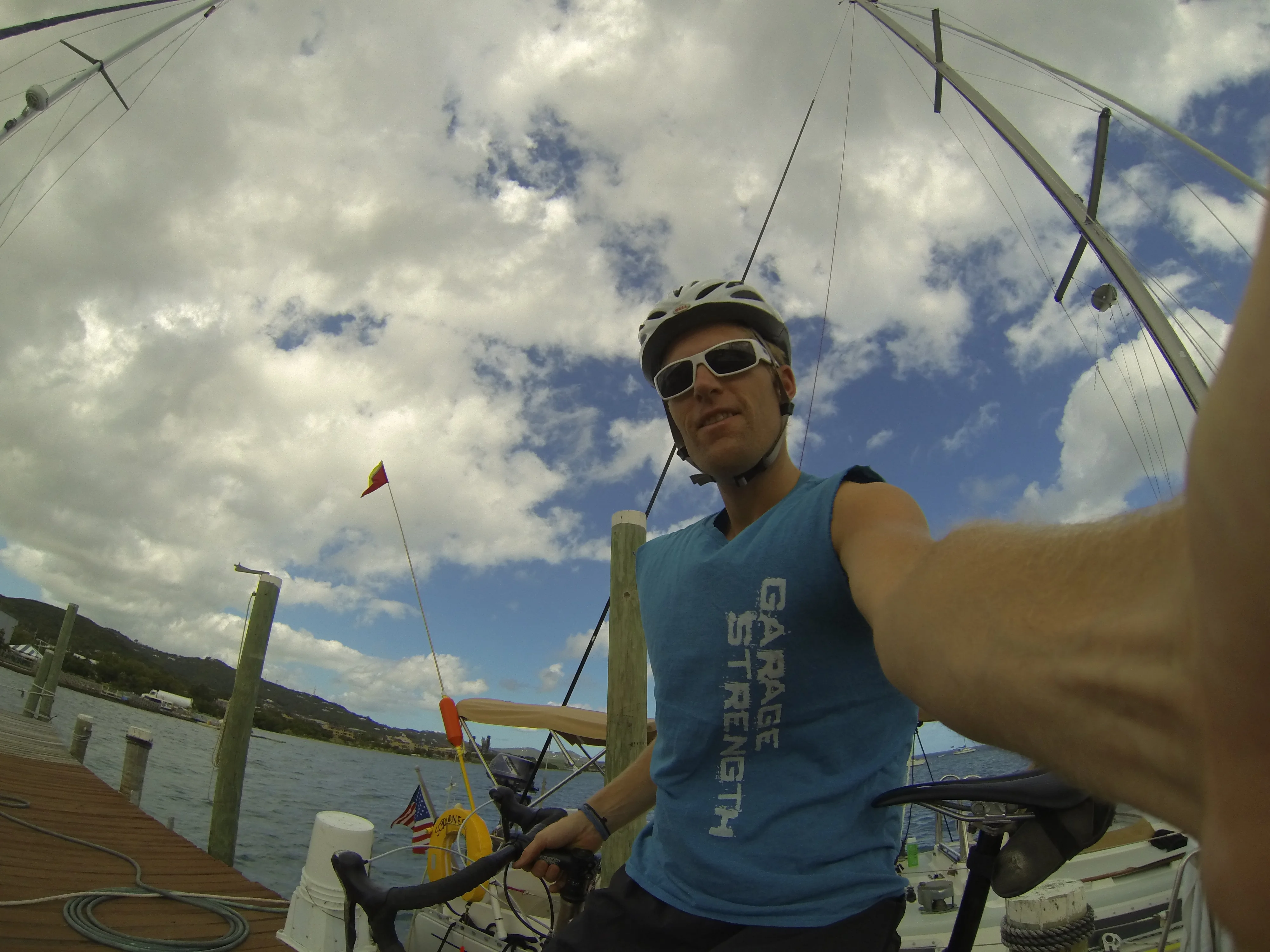A SPECTACULAR Bike Ride; Now Time to Depart St. Croix