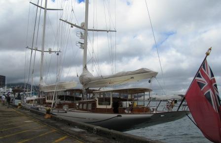 Adele at the dock. Image courtesy kiwitravelwriter.wordpress.com.