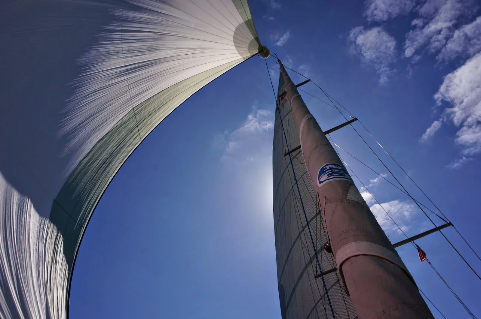 Spinnaker sailing through Scandinavia