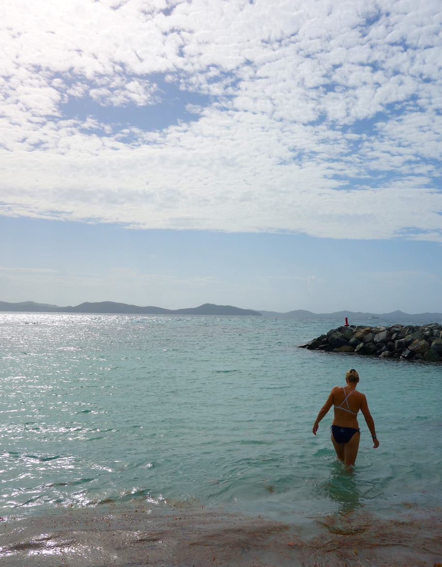 Morgondopp vid stranden!