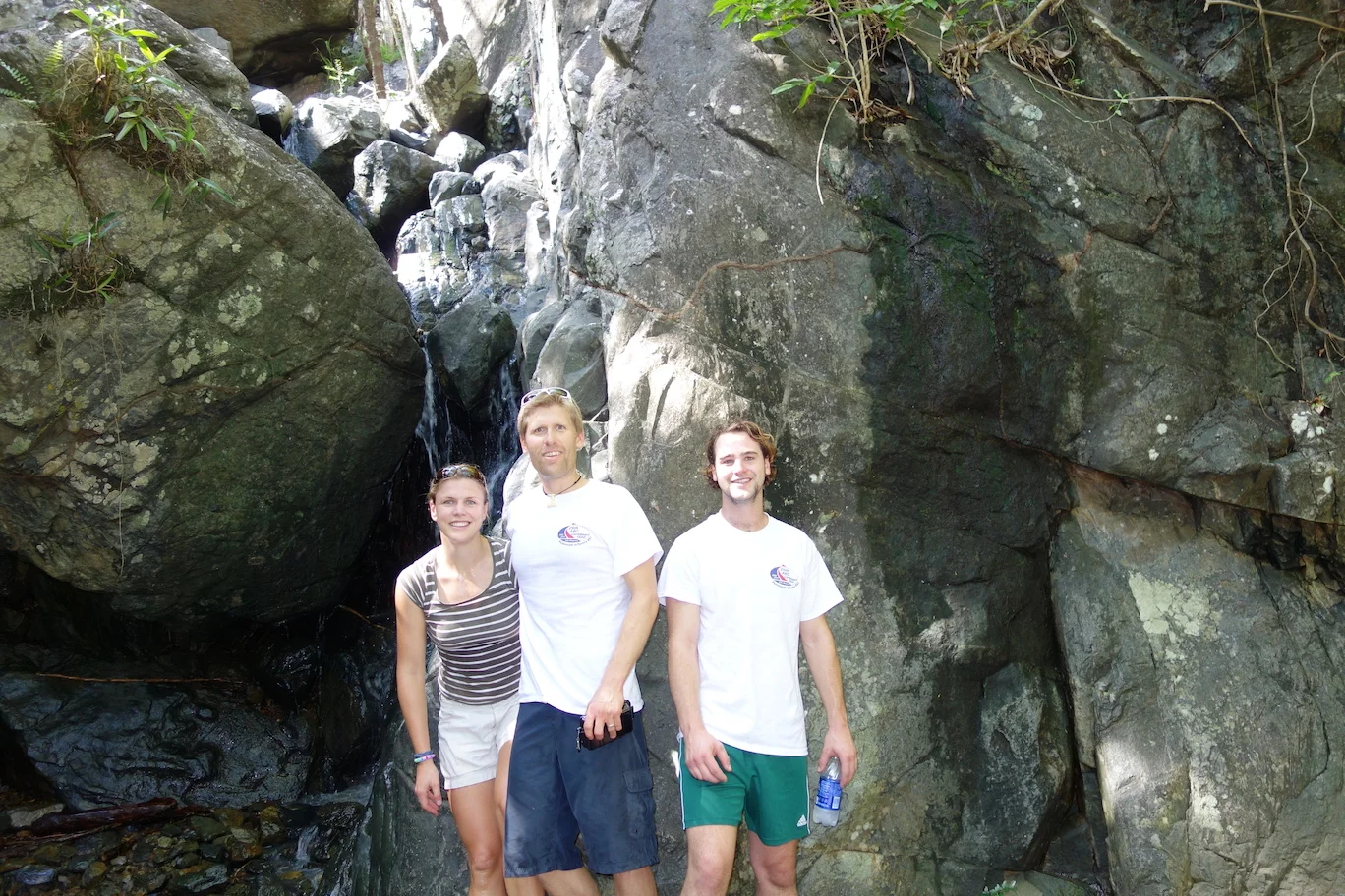 Hiking the 'Ghut' in Tortola
