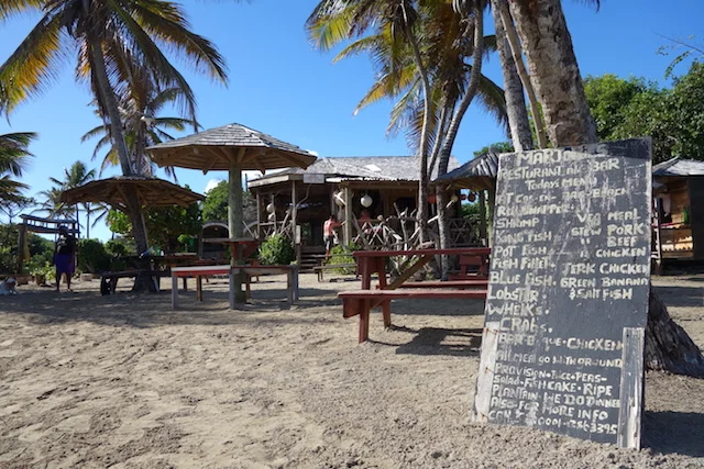Strandhäng i St. Lucia
