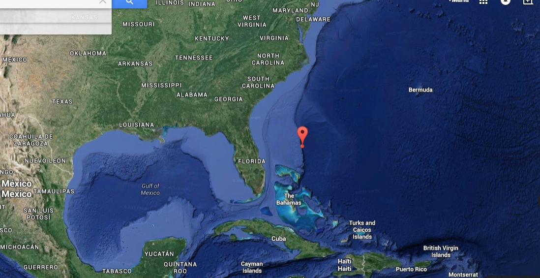 April 3 2015, 10am. 28° 48’N / 76° 40’W