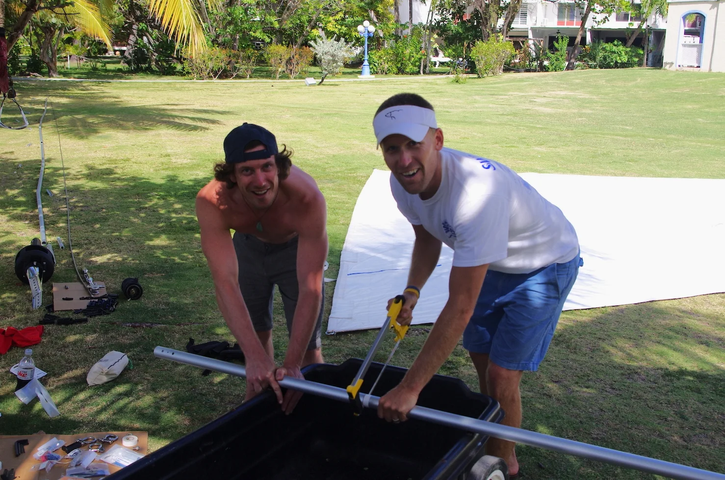 Isbjorn Offshore Sailing: Putting the boat back together.
