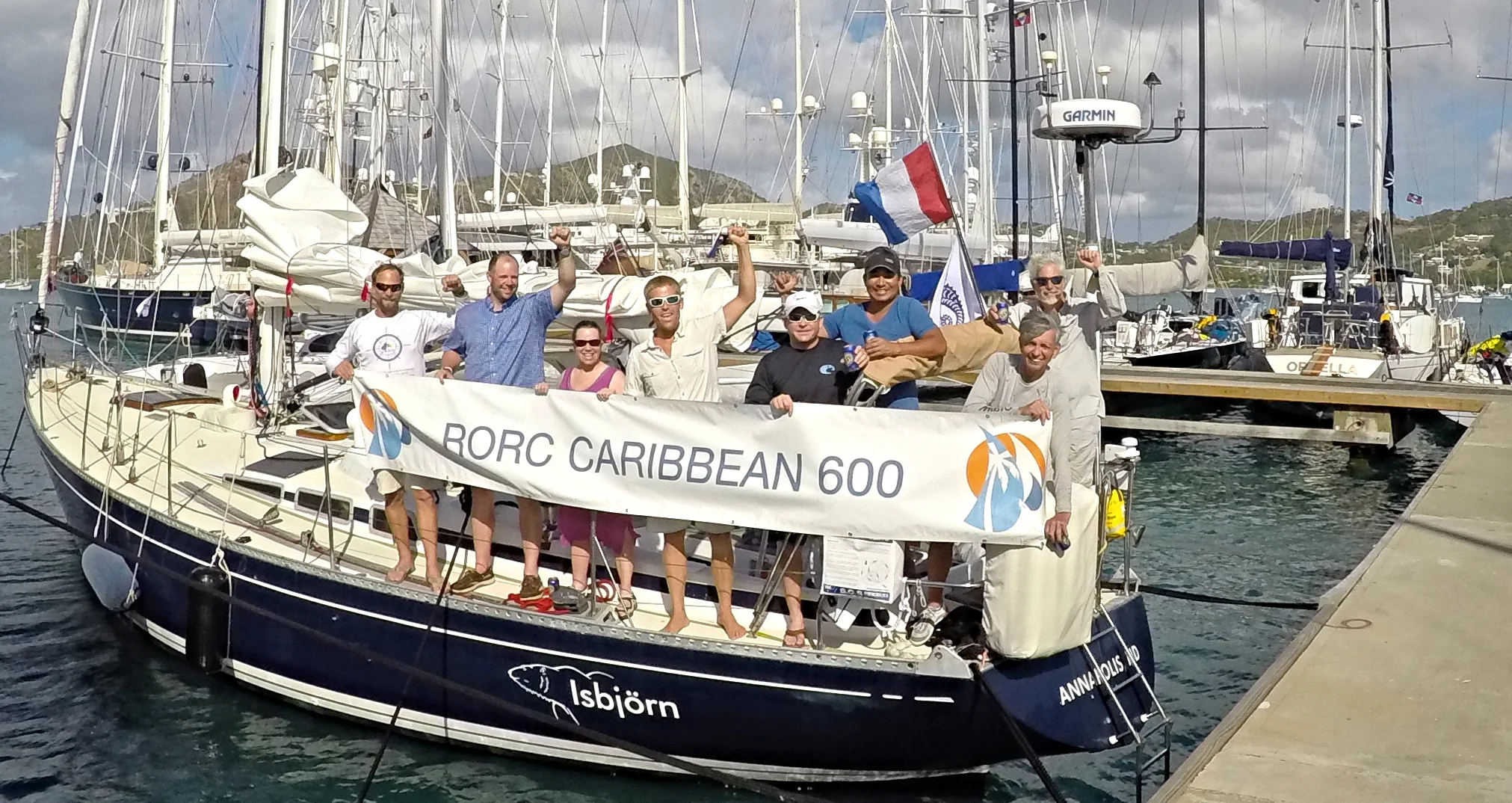 Isbjorn's busted rudder bearing & a Caribbean 600 race recap.