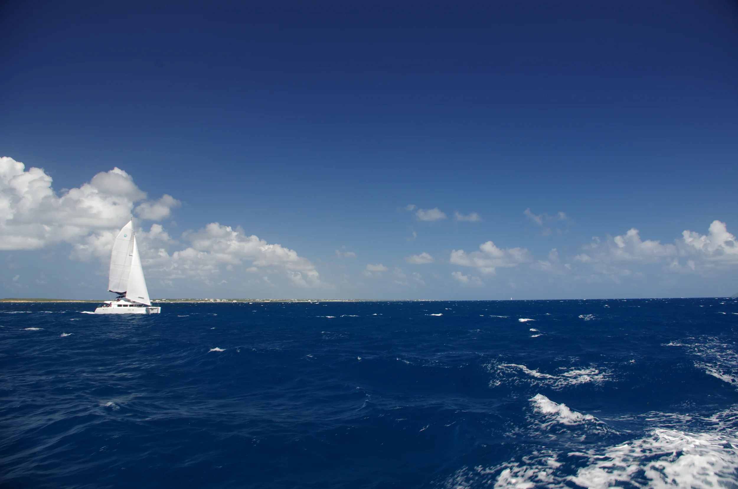 Cuba Ho! Becalmed in the Straights of Florida...