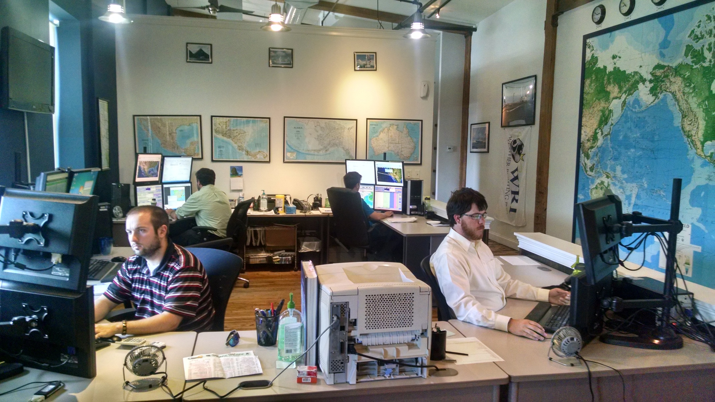 WRI's office in Glen Falls, NY, overlooking the Hudson River.