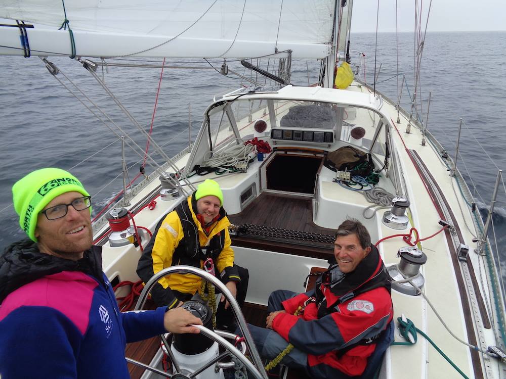 A brief moment of clear skies before Cape Race.