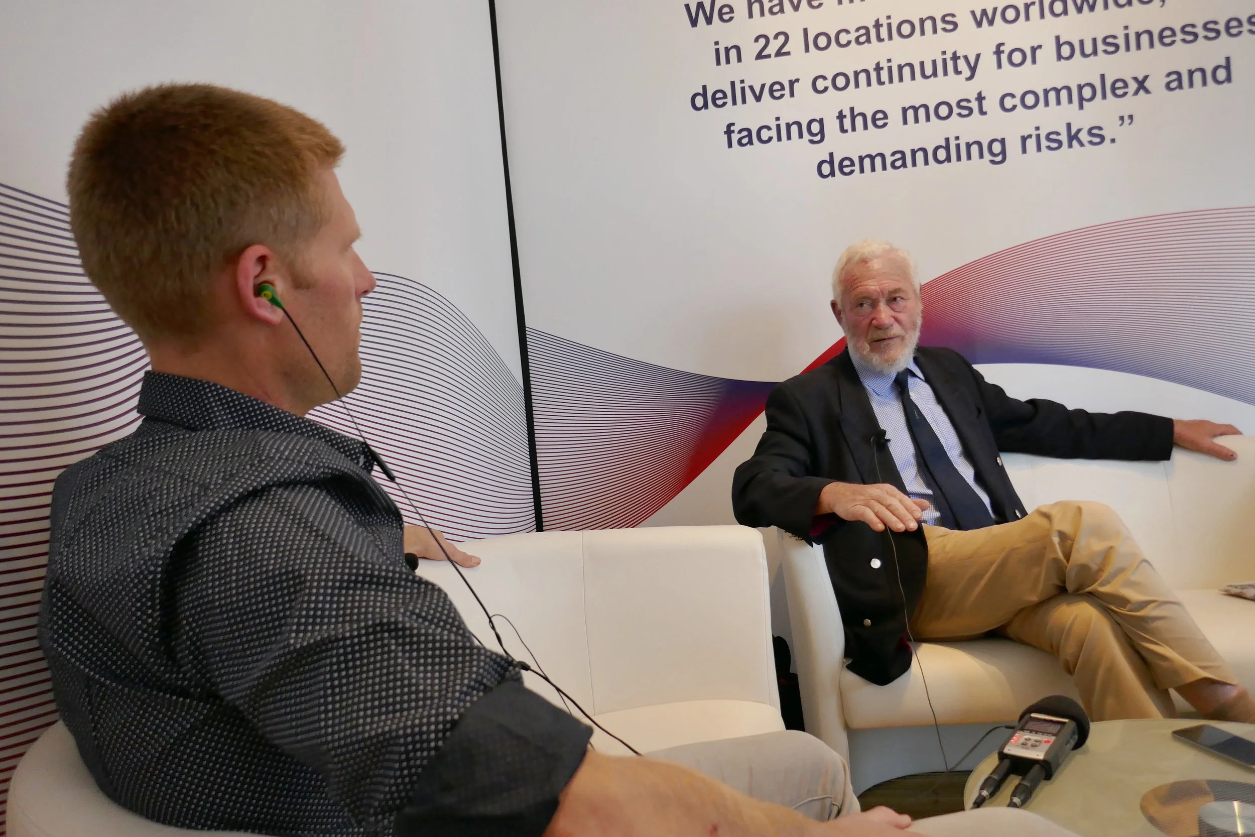 Interviewing Sir Robin Knox-Johnston