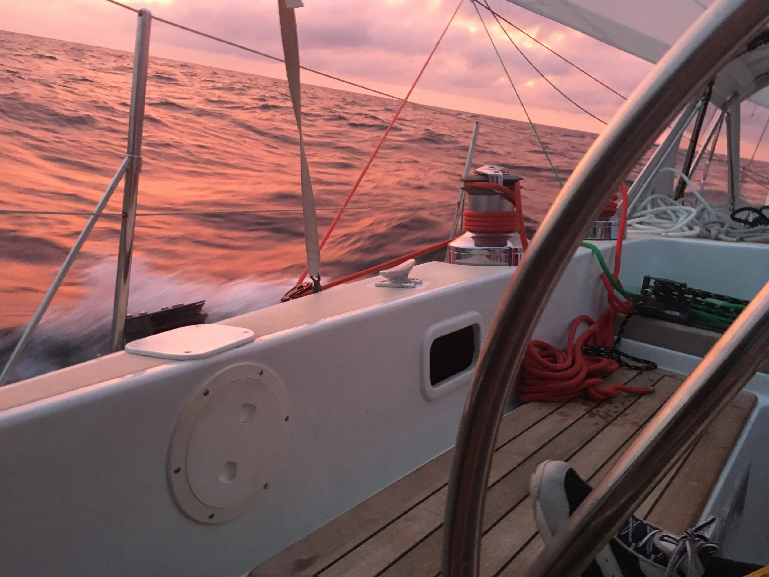 Our morning aboard Isbjorn began with this message from Rally Control.