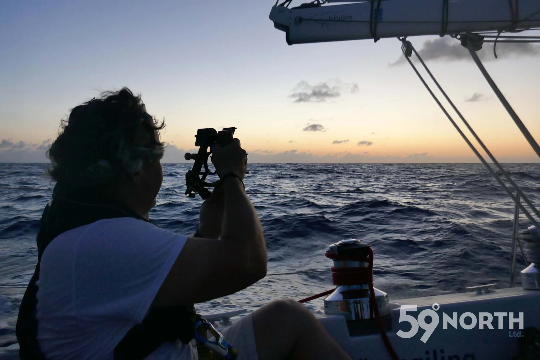 We navigated to Bermuda without GPS and just with a sextant and Celestial Navigation!