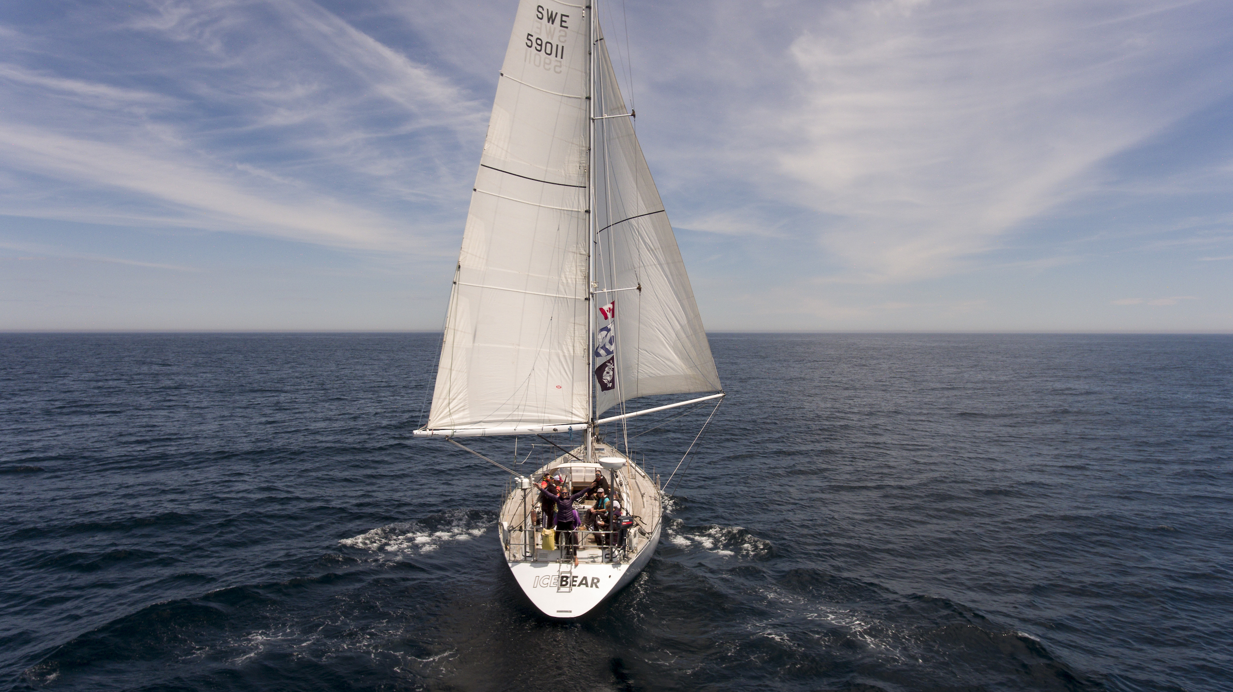 18x18 Multicolor High Tide Threads Anna Maria Island Florida West Coast Boating Sailing Yachts Throw Pillow