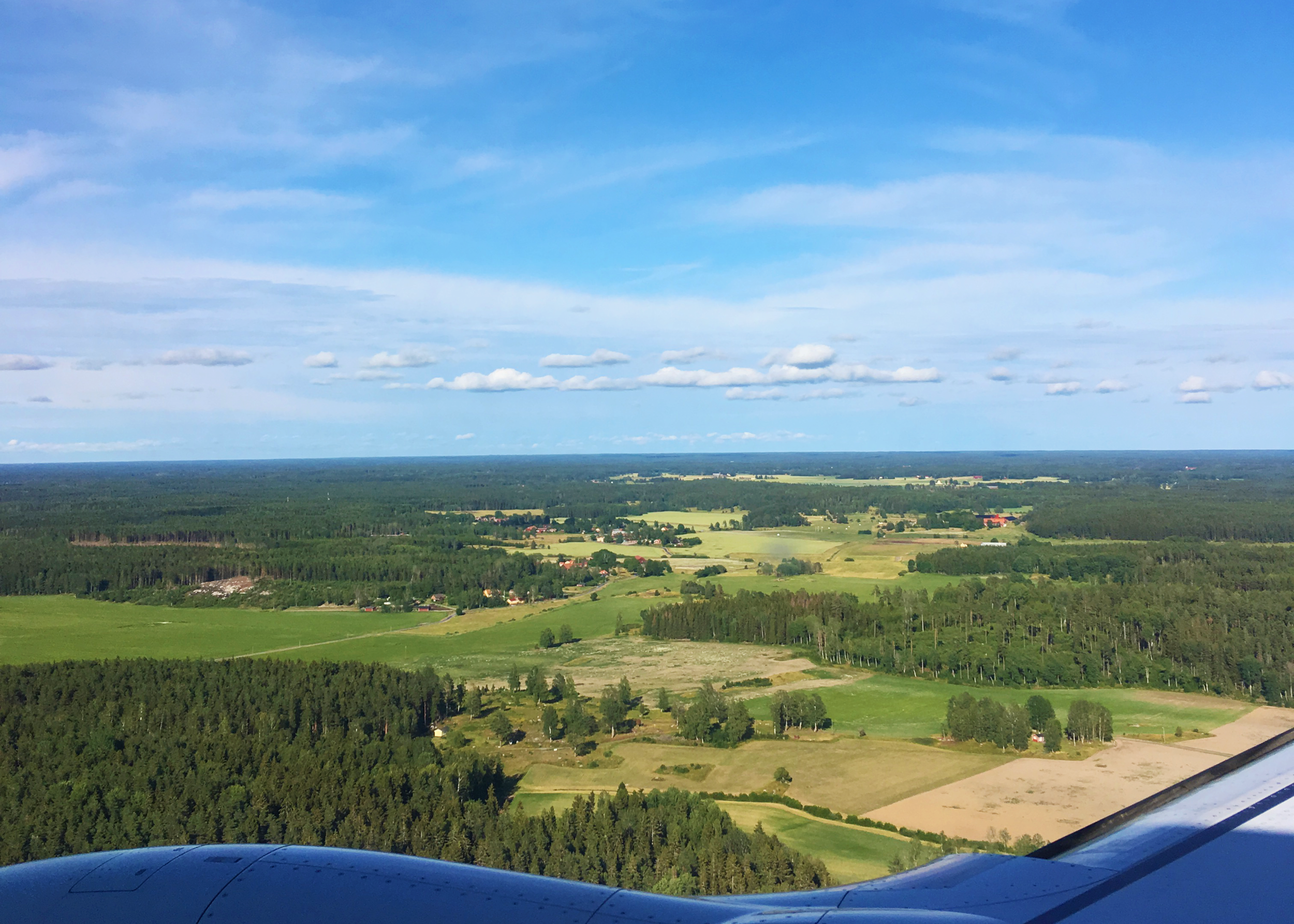 A very nice day to fly back home to Sweden…