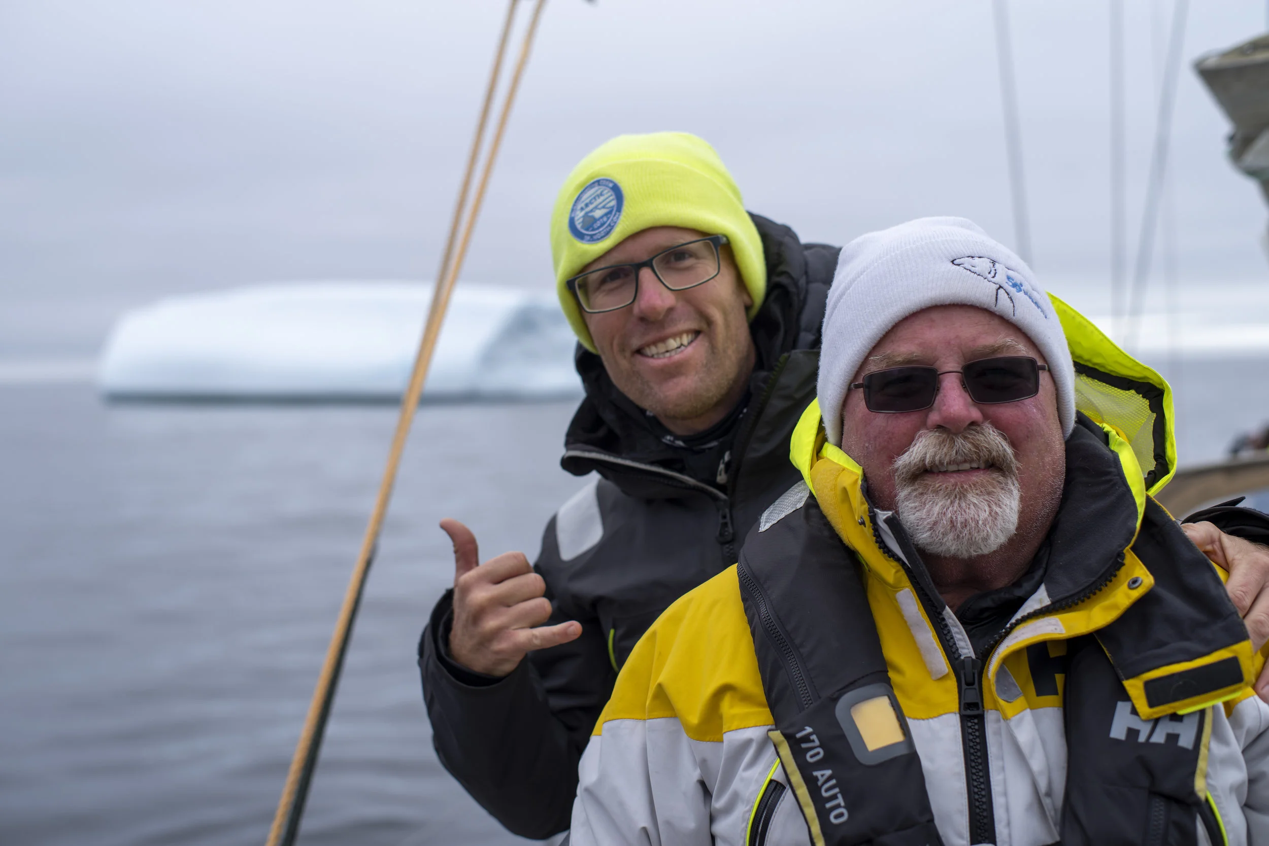 Dad got his iceberg on Day 1!