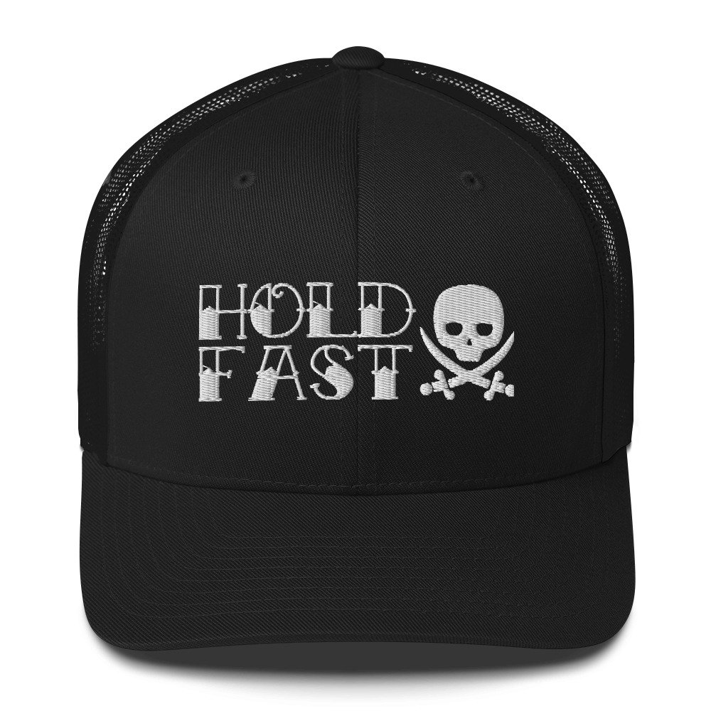 Hold Fast Trucker Hat Black Or Pink