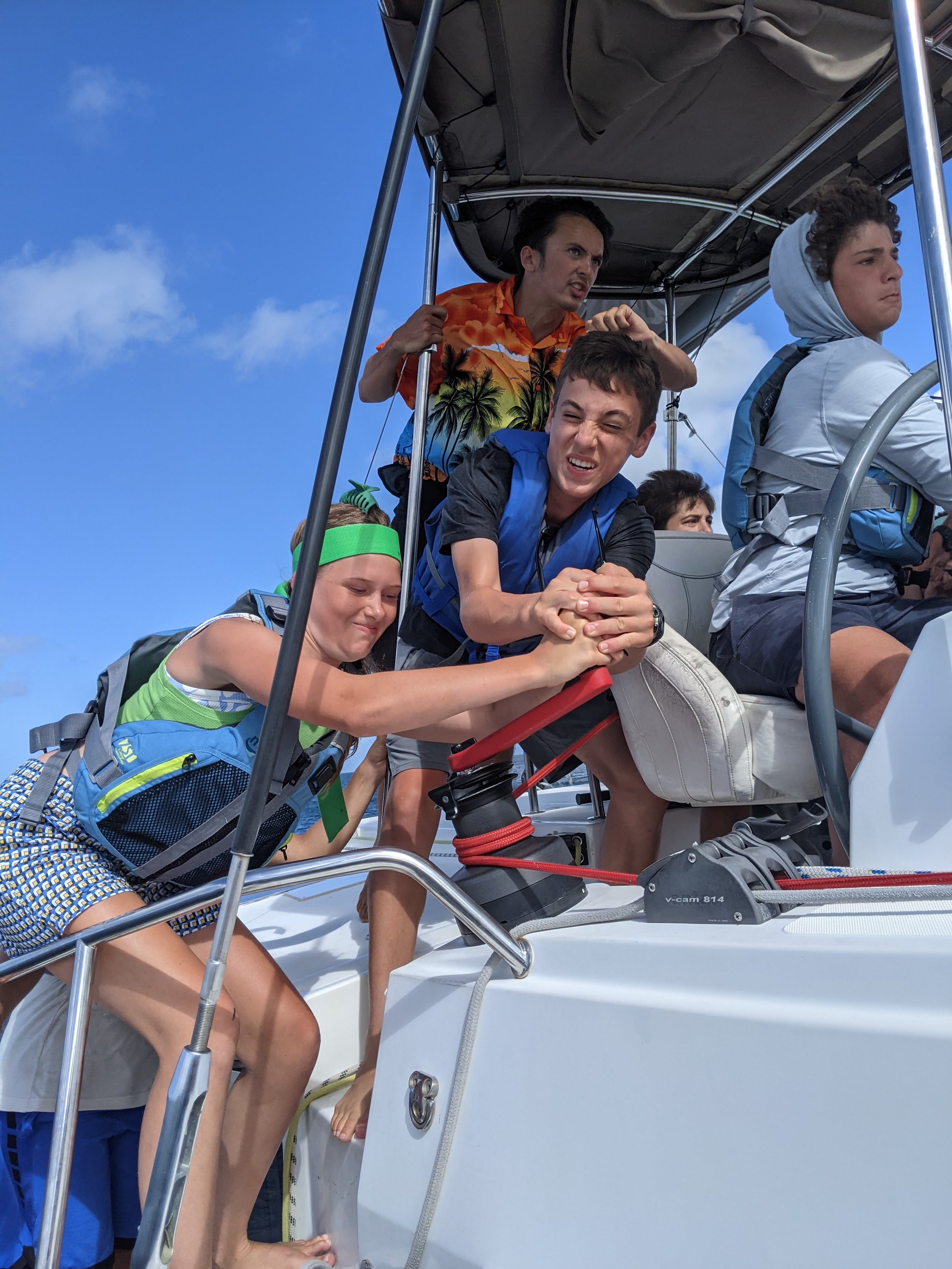 Broadreach students sailing