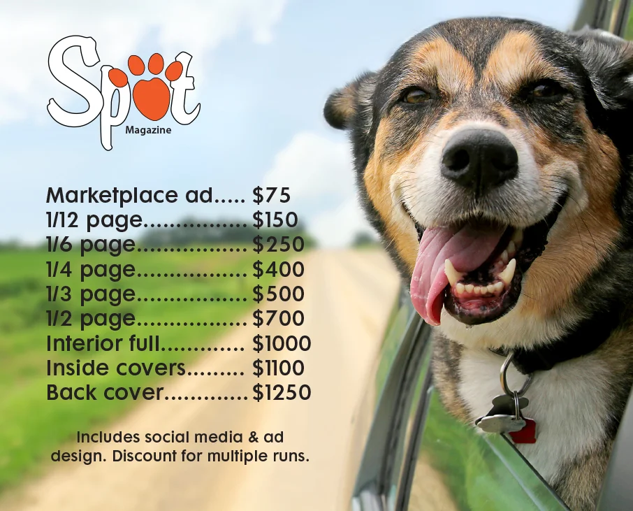 10% discount for our non-profit friends. Our combined reach in print of 35-40k impressions per issue plus digital, and social platform reach means your message gets in front of the most dedicated, engaged pet lovers in the Pacific NW. WE GET AROUND!