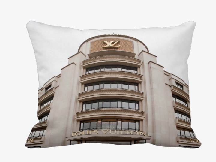 Louis Vuitton Art Pillow Case, Paris Decor Pillow Case, Paris