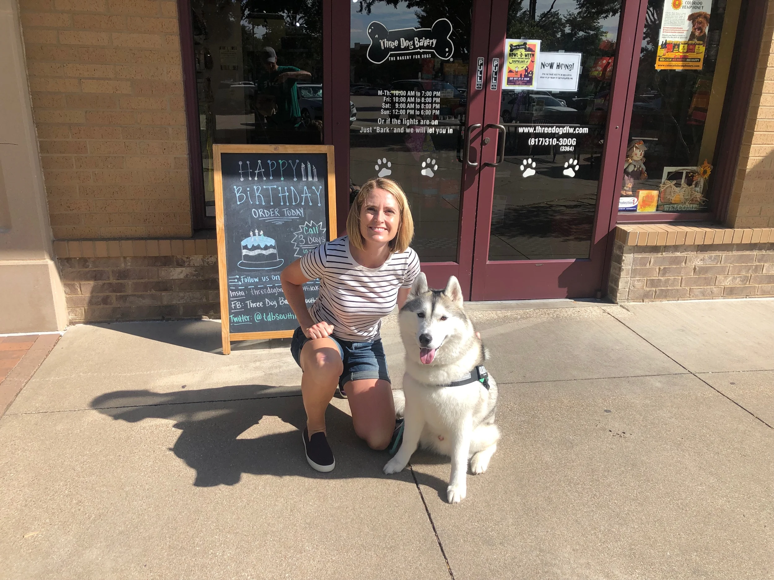 Gus shops and plays!