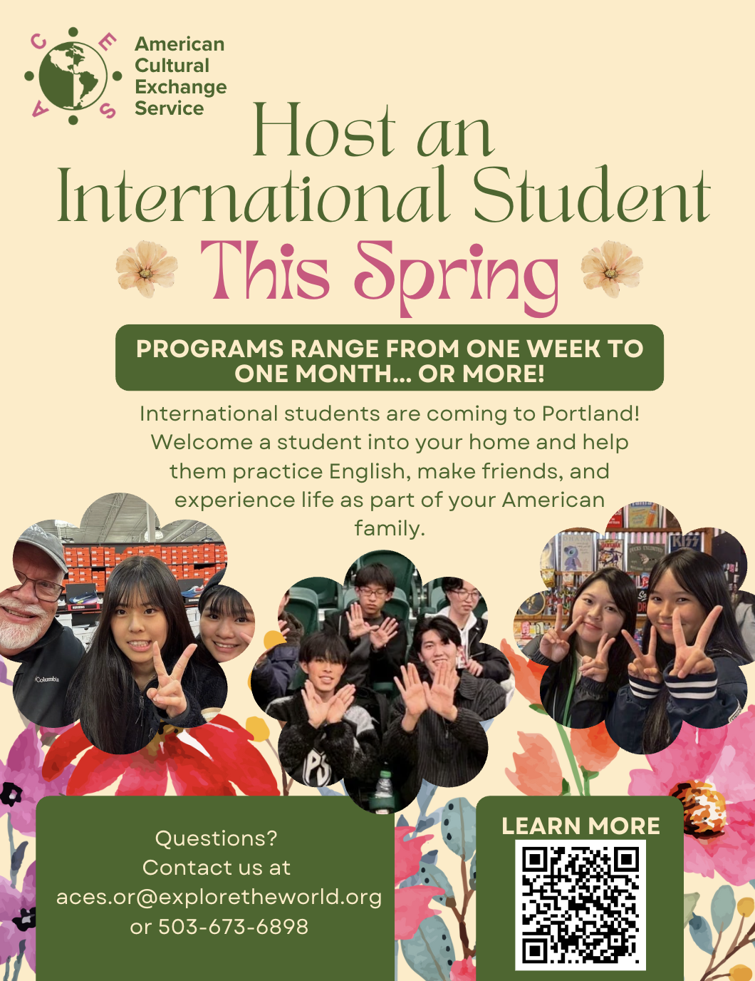 Host an Exchange Student this Spring!
