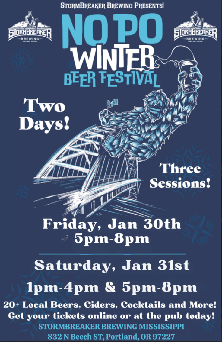 2nd Annual NoPo Winter Beer Festival at Stormbreaker