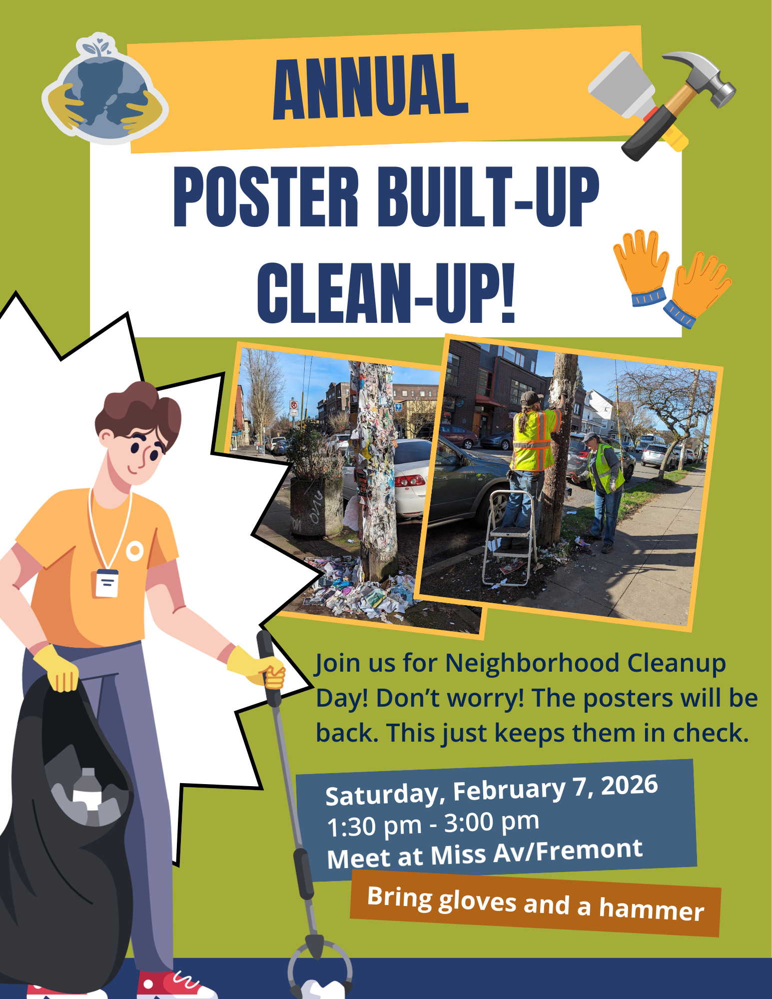 Annual Poster Build-Up Clean Up!