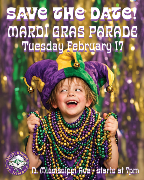 Portland Mardi Gras Parade on Mississippi Ave